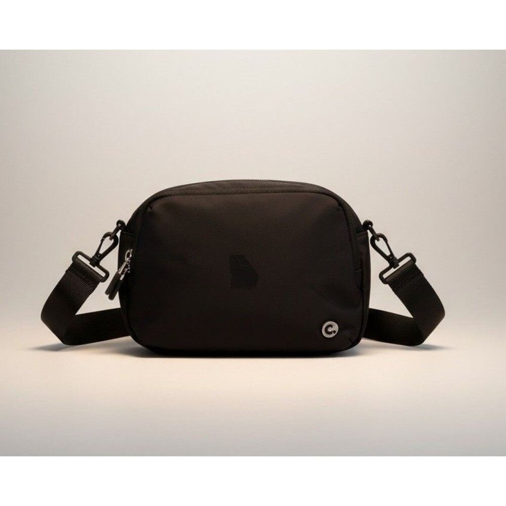 CORKCICLE® Series A Crossbody Belt Bag Sling Fanny Pack Black Company Logo